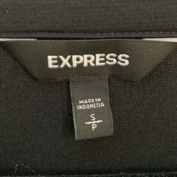 Black Express Tie Blouse - Picture 5 of 6